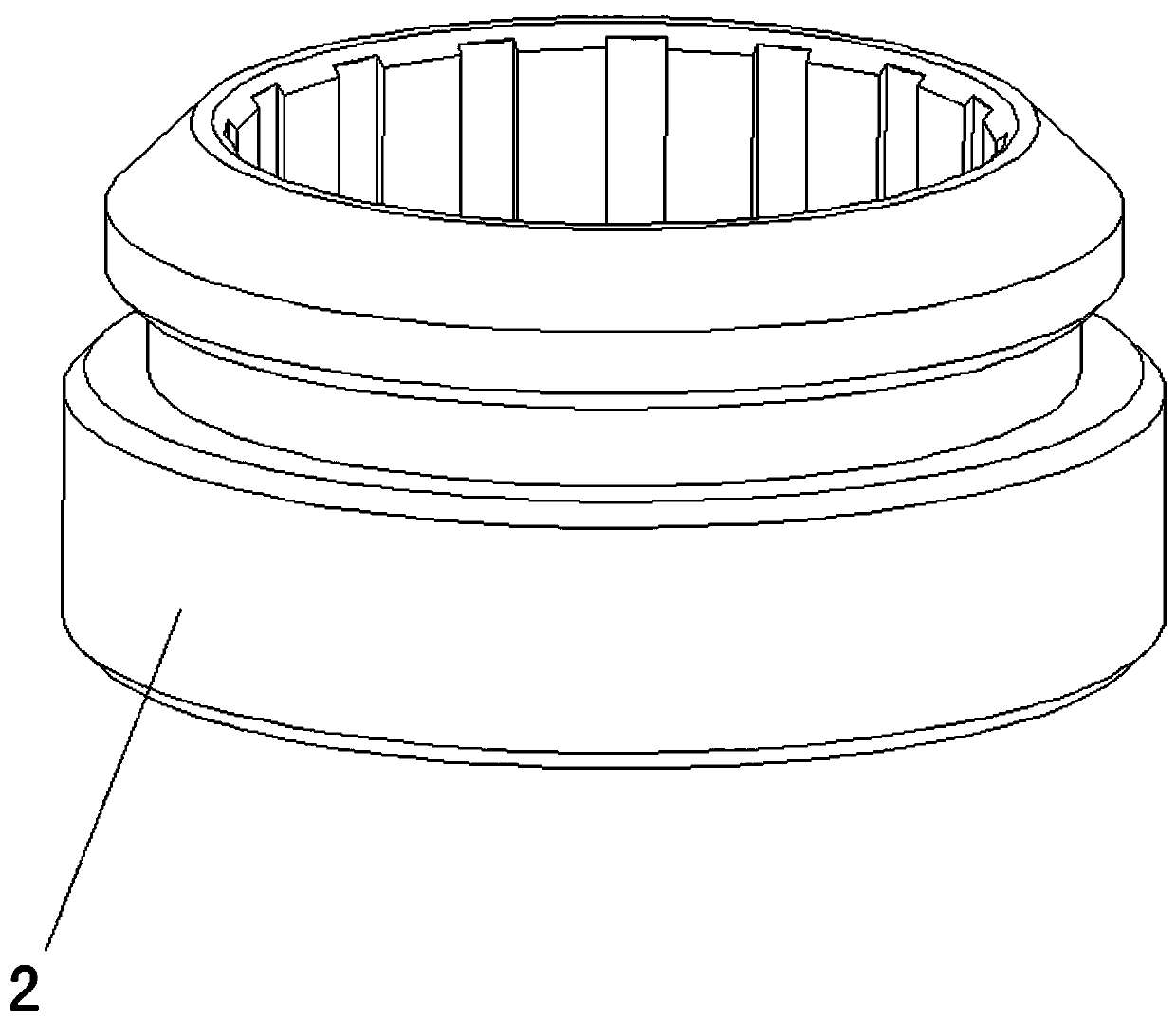 Spiral grid anti-seize seal structure