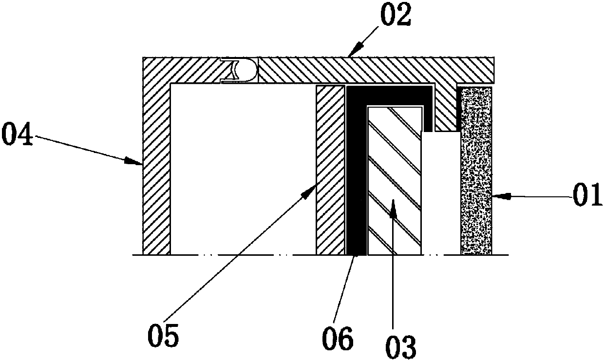 Installation shell with cushioning structure and full-lamination liquid crystal display instrument