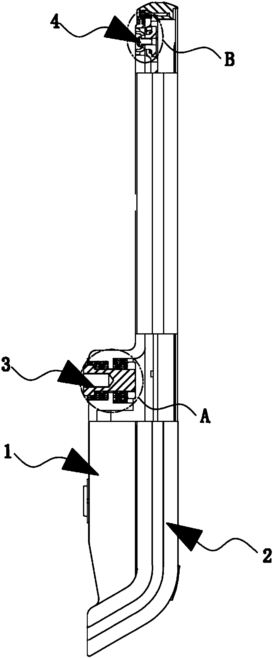 Installation shell with cushioning structure and full-lamination liquid crystal display instrument