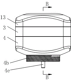 Water dispenser with bagged water