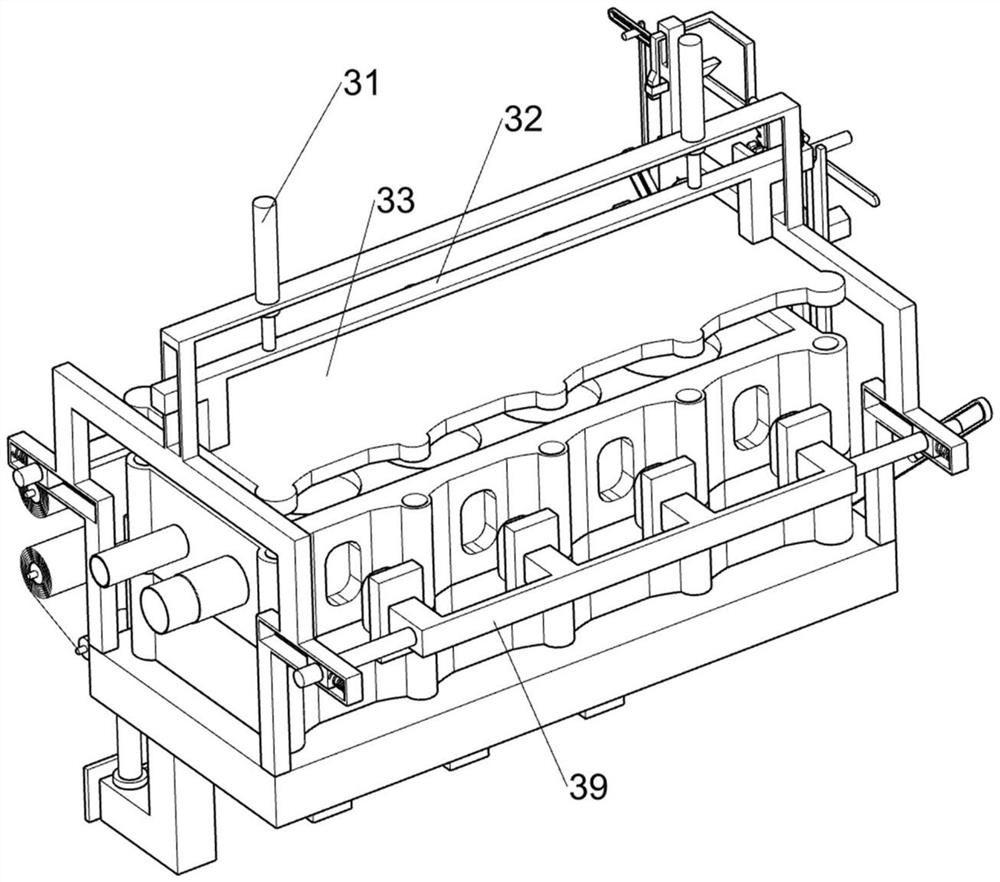 Visual detection device for leakage of cylinder cover