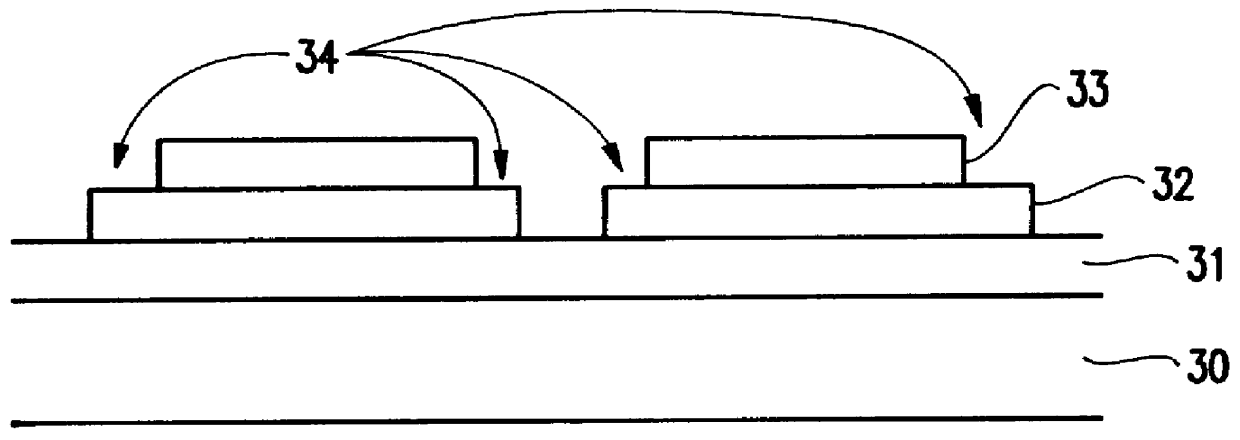 Multiple polarity mask exposure method