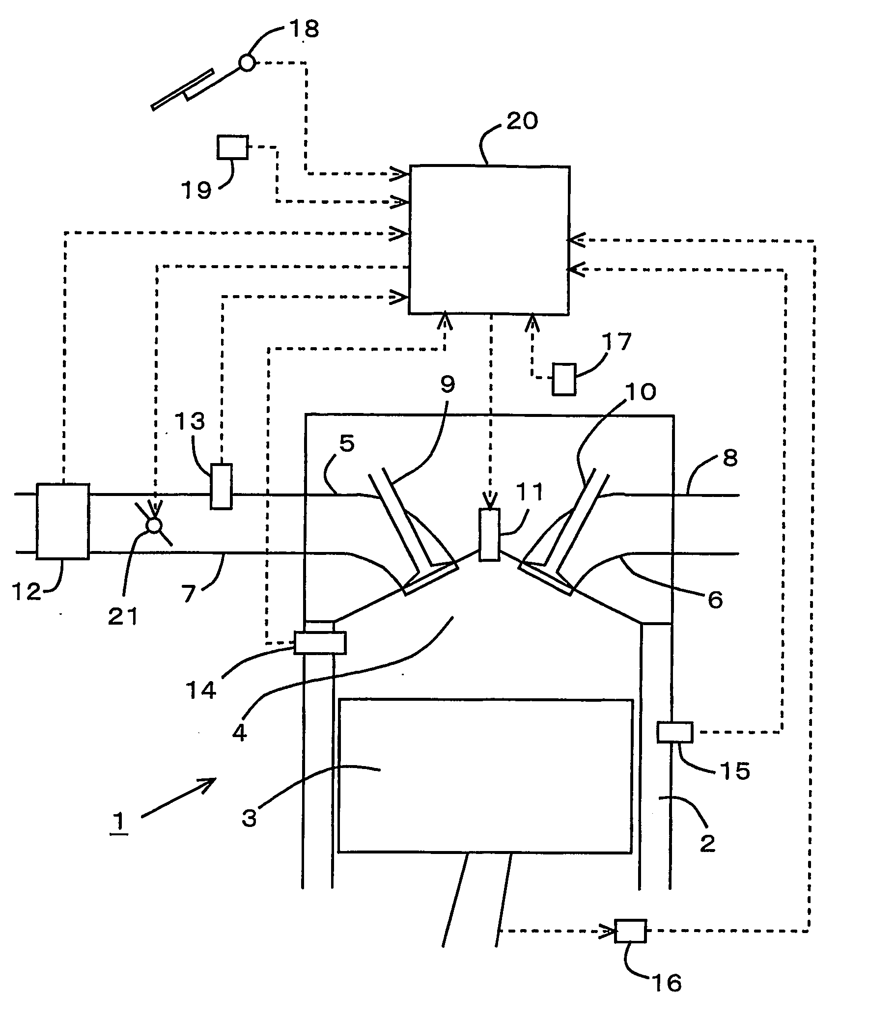 Method of determining cetane number of fuel in internal combustion engine