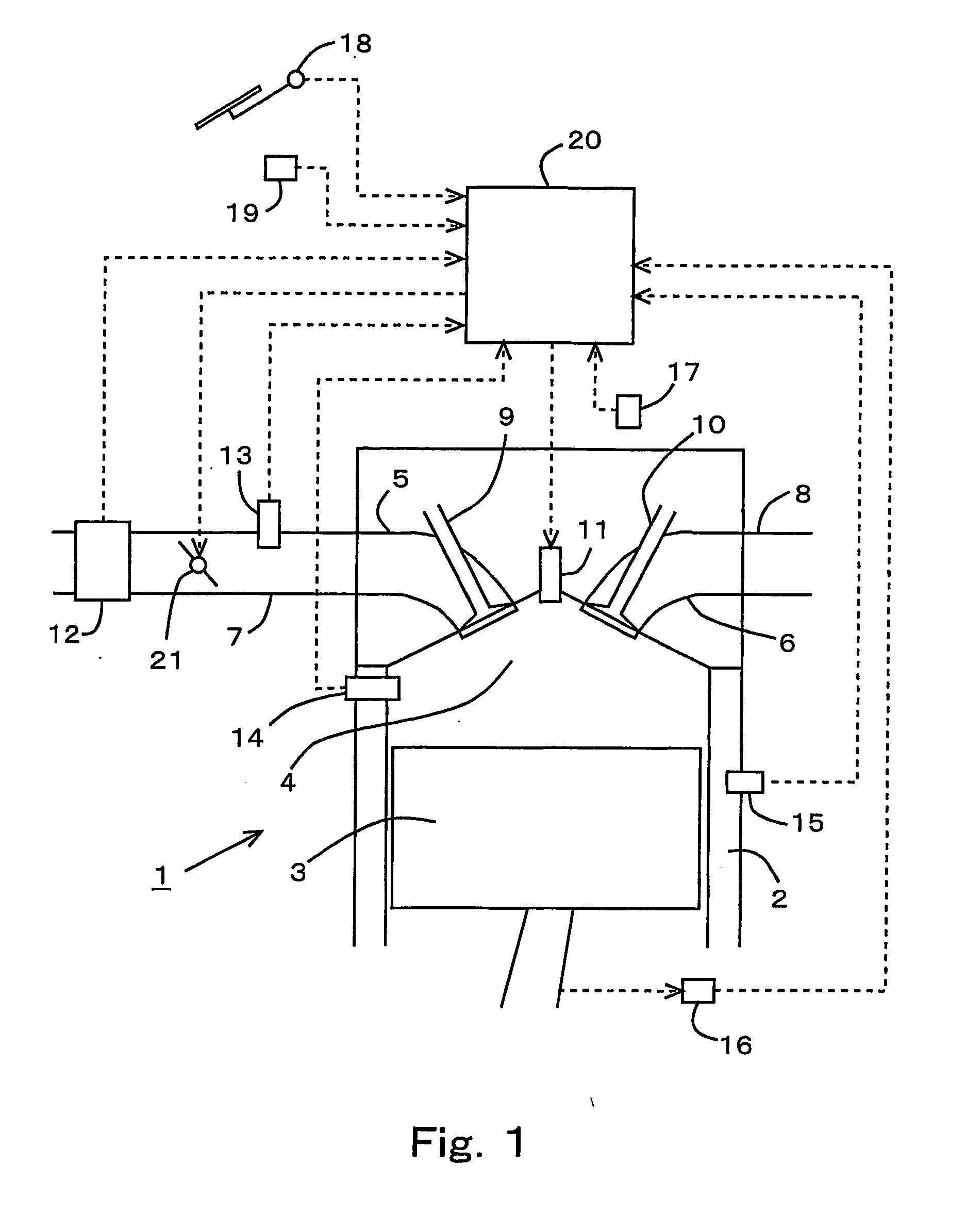 Method of determining cetane number of fuel in internal combustion engine