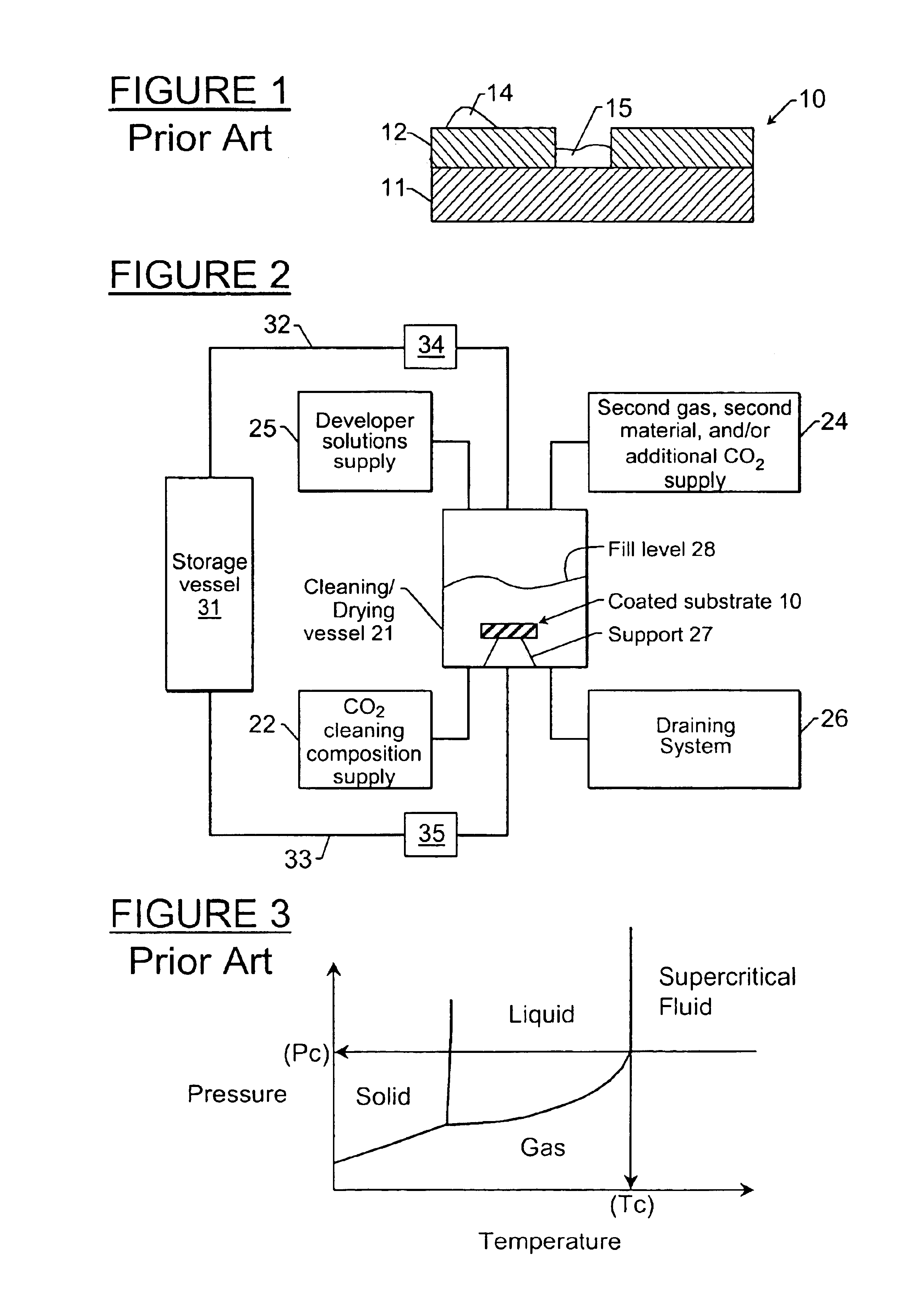 Methods for transferring supercritical fluids in microelectronic and other industrial processes