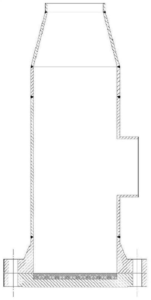 A new type of multi-phase flow buffer equipment used after the heat exchanger of the black water system in the coal chemical industry