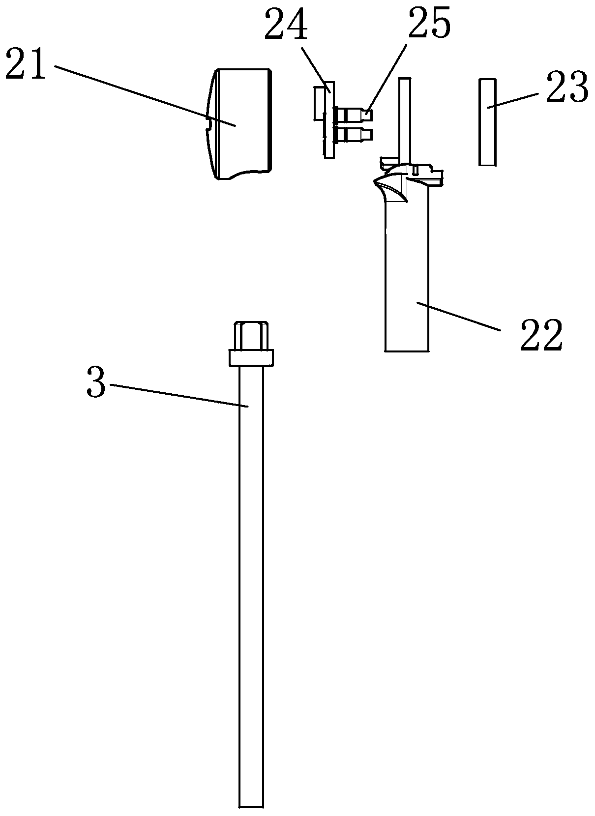 A quick release earphone with detection function