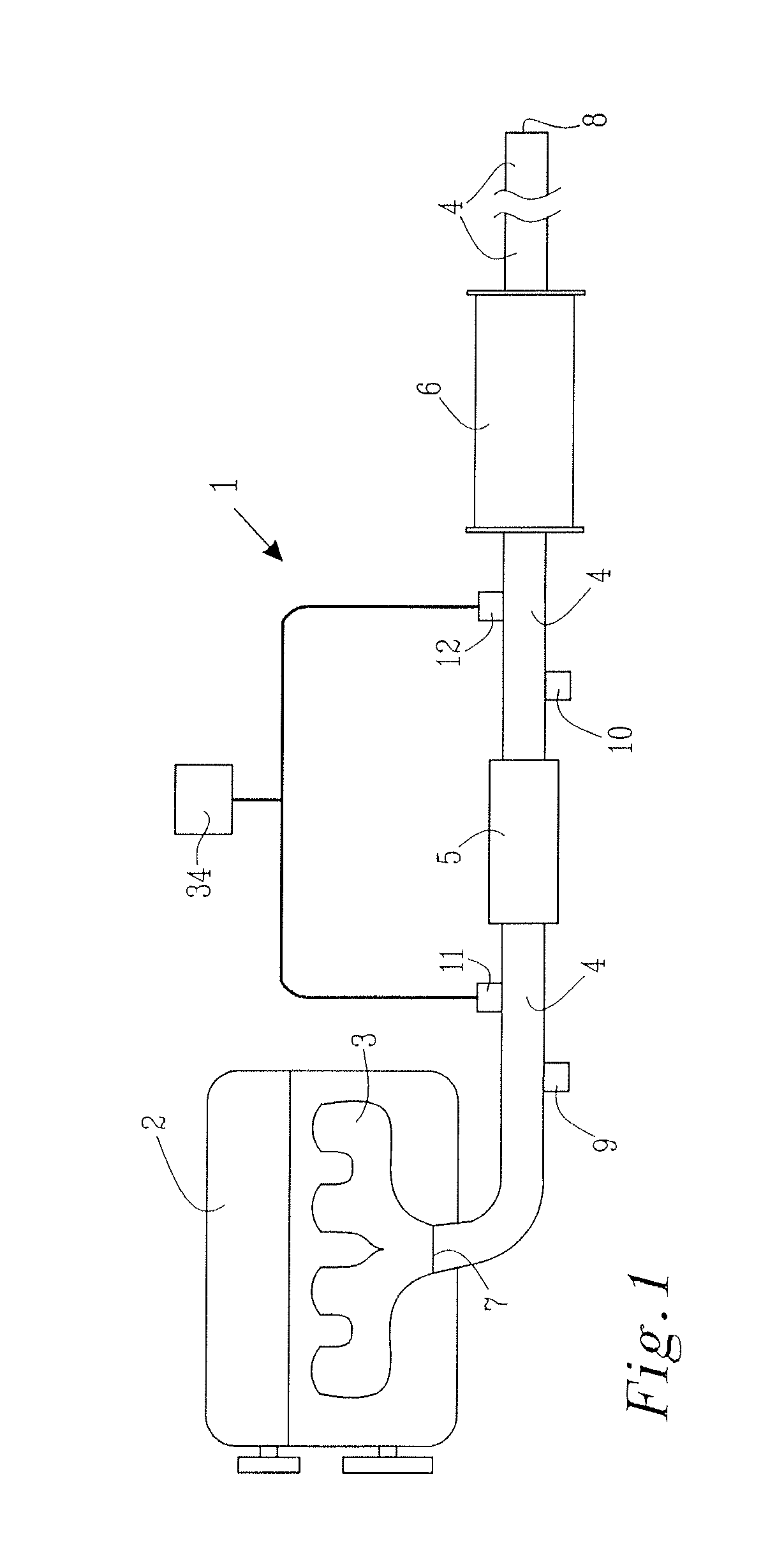 Method and arrangement for detecting particles