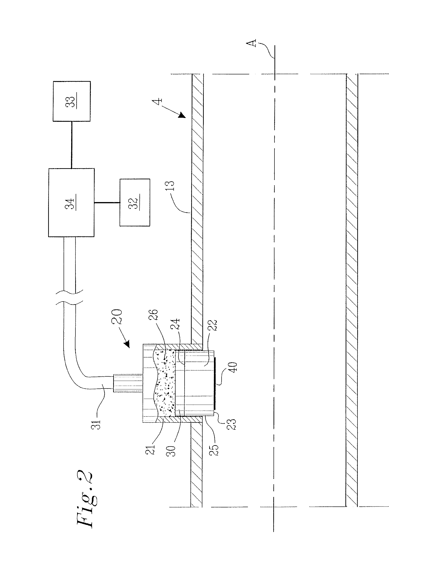 Method and arrangement for detecting particles