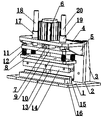 Flattening device for edge strip of thin-wall alloy aluminum plate