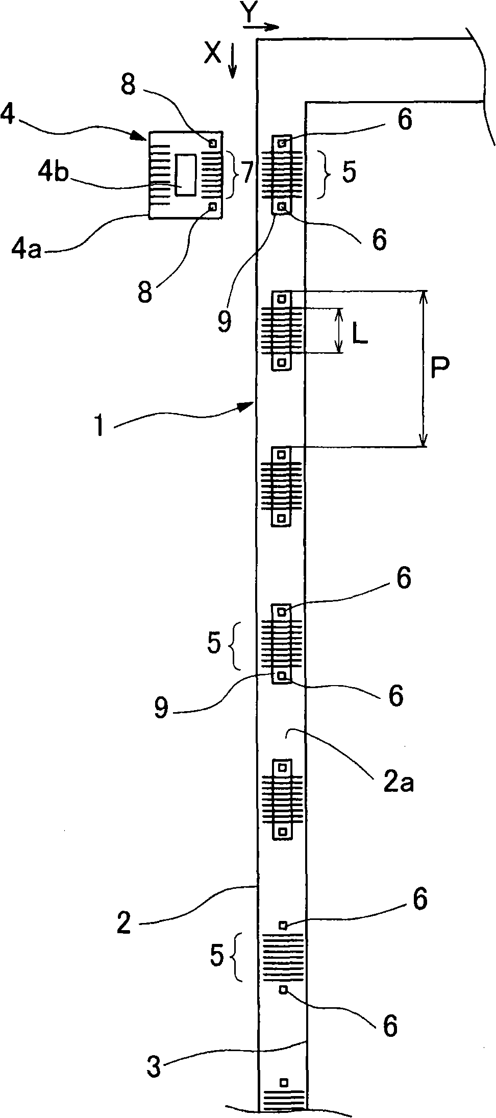 ACF paste device and flat panel display