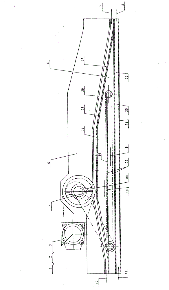 Hammer crusher with screening structure