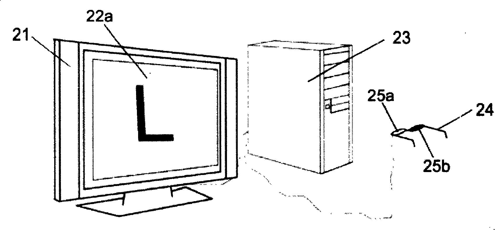 Polarized light grid stereoscopic display device