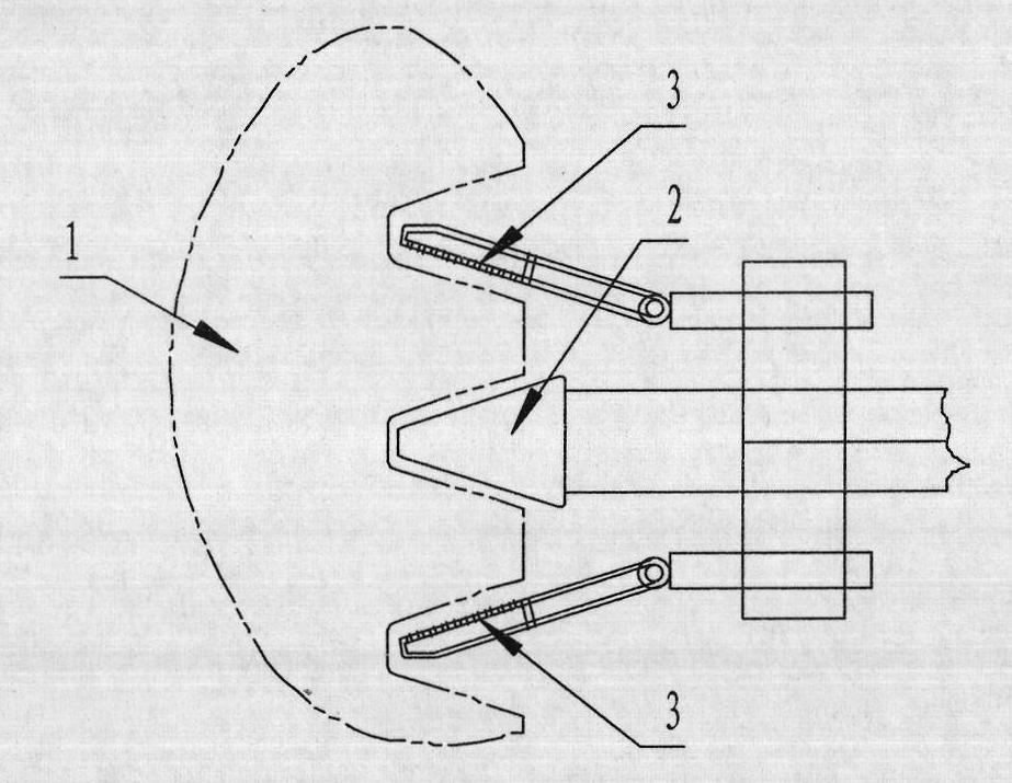 Cold induction quenching process for single tooth back of large-modulus gear ring