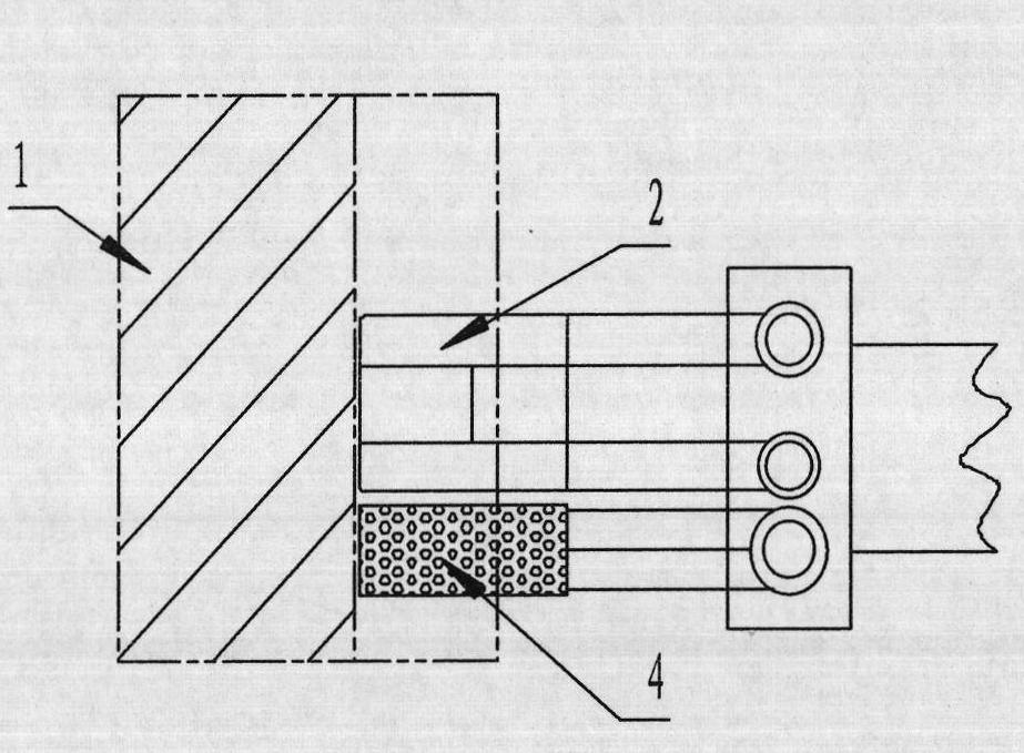 Cold induction quenching process for single tooth back of large-modulus gear ring