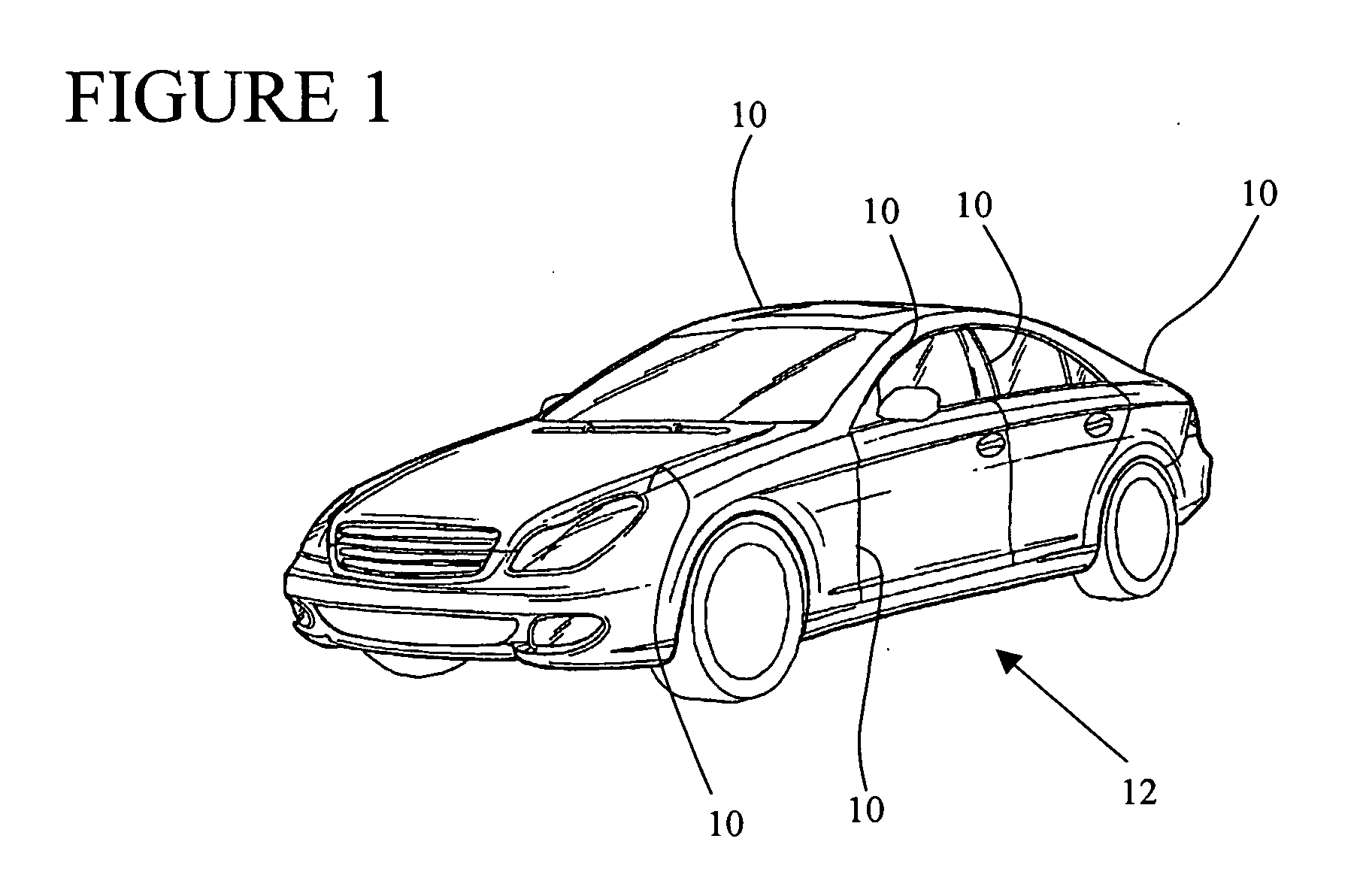 Flange engaging strip with a carrier for engaging a flange having a varying thickness along a longitudinal dimension