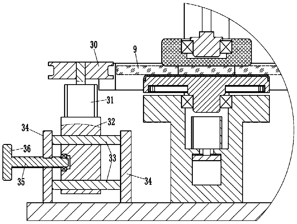 Edge grinding device for outer wall of round glass