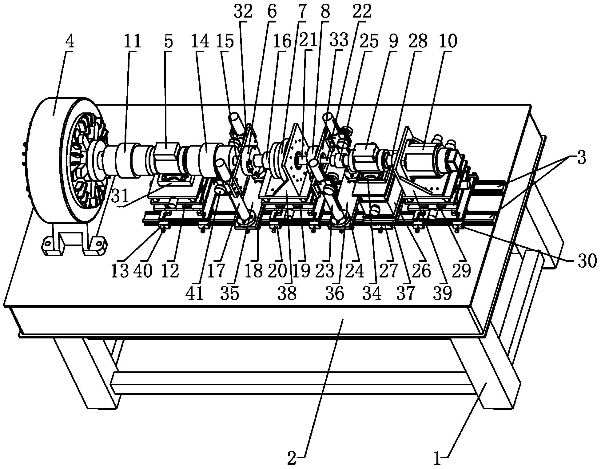 Comprehensive servo motor and harmonic speed reducer testing platform