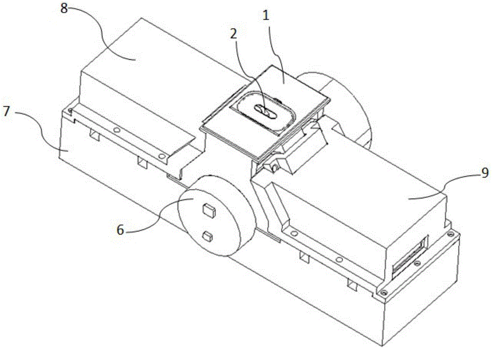 Two-probe X-ray detection device based on coincident sampling