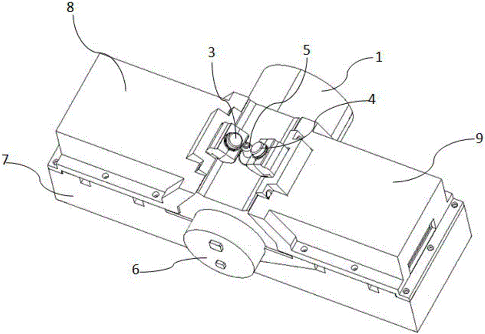 Two-probe X-ray detection device based on coincident sampling