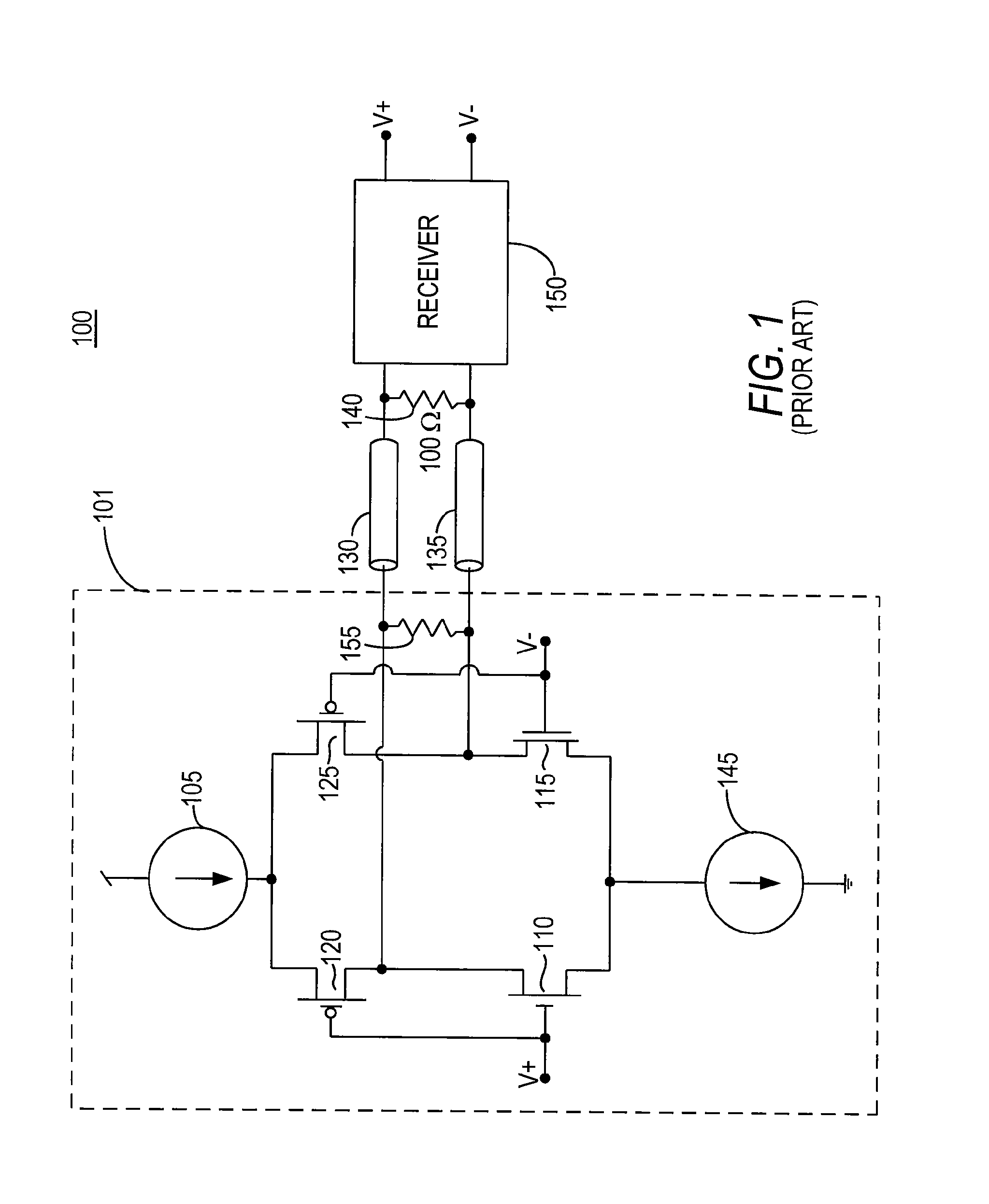 Programmable low-voltage differential signaling output driver