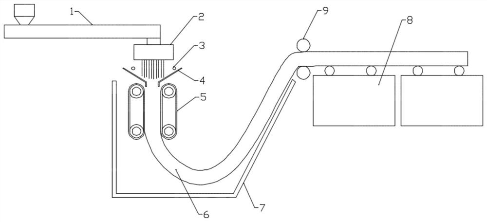 Manufacturing process of three-dimensional reticular layer