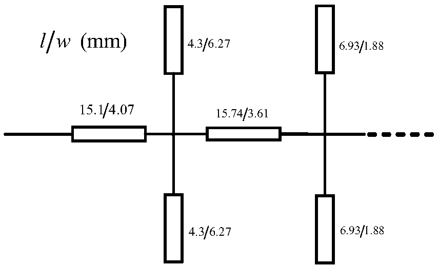 Asymmetric broadband Doherty power amplifier suitable for full frequency band of 5G low frequency band