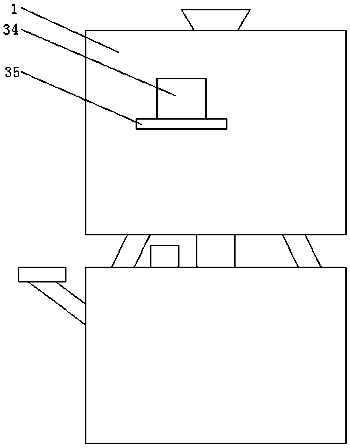 Rejected explosive product treatment device