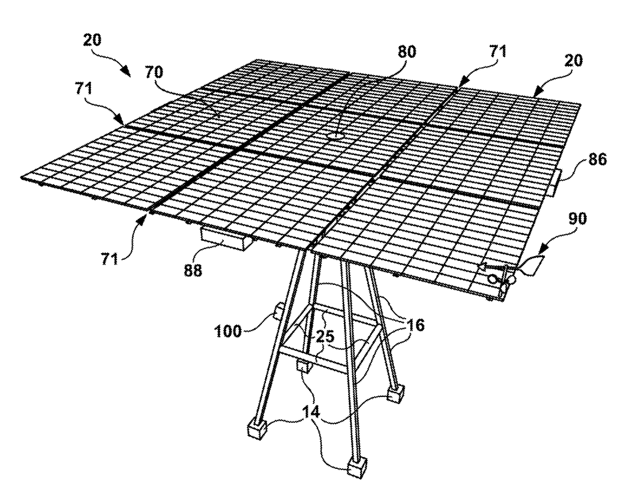 Solar Tracker System for Large Utility Scale Solar Capacity