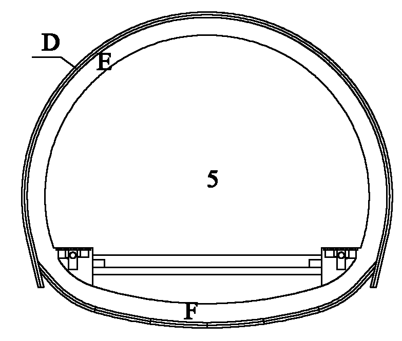 Fast large-cross-section tunnel construction method adapting to complicated and variable geological conditions