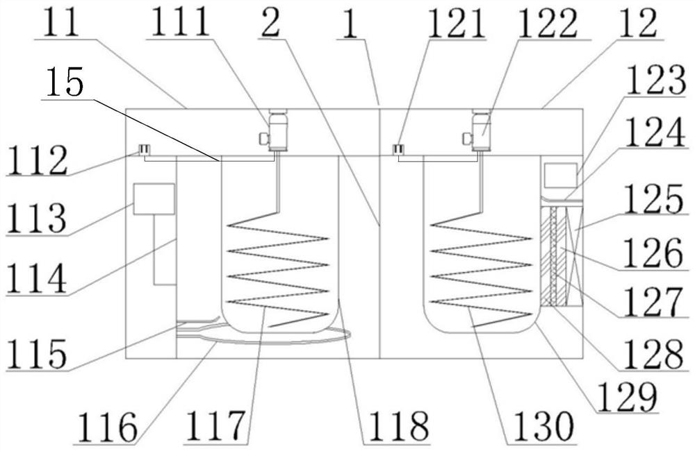 Potassium persulfate purification device