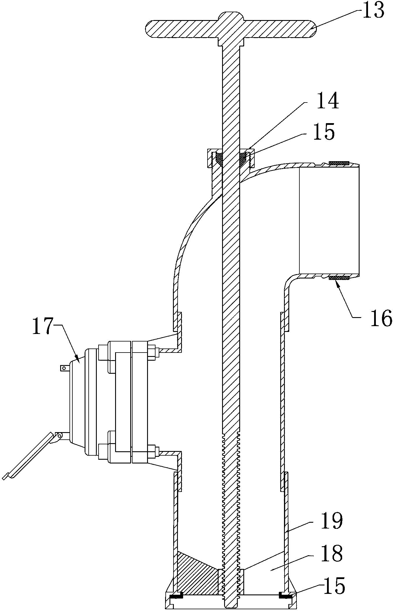 Floating type multifunctional hydrant for farmland pipeline irrigation