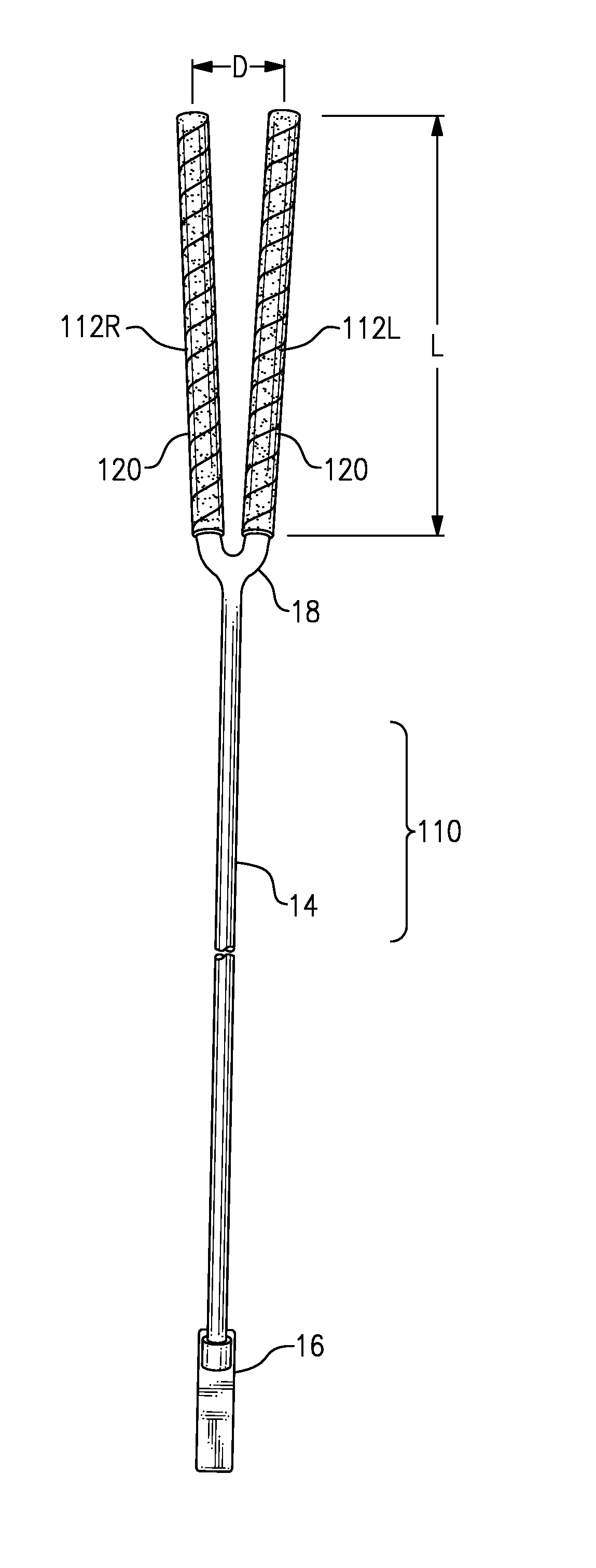 Double-Grip Golf Putter