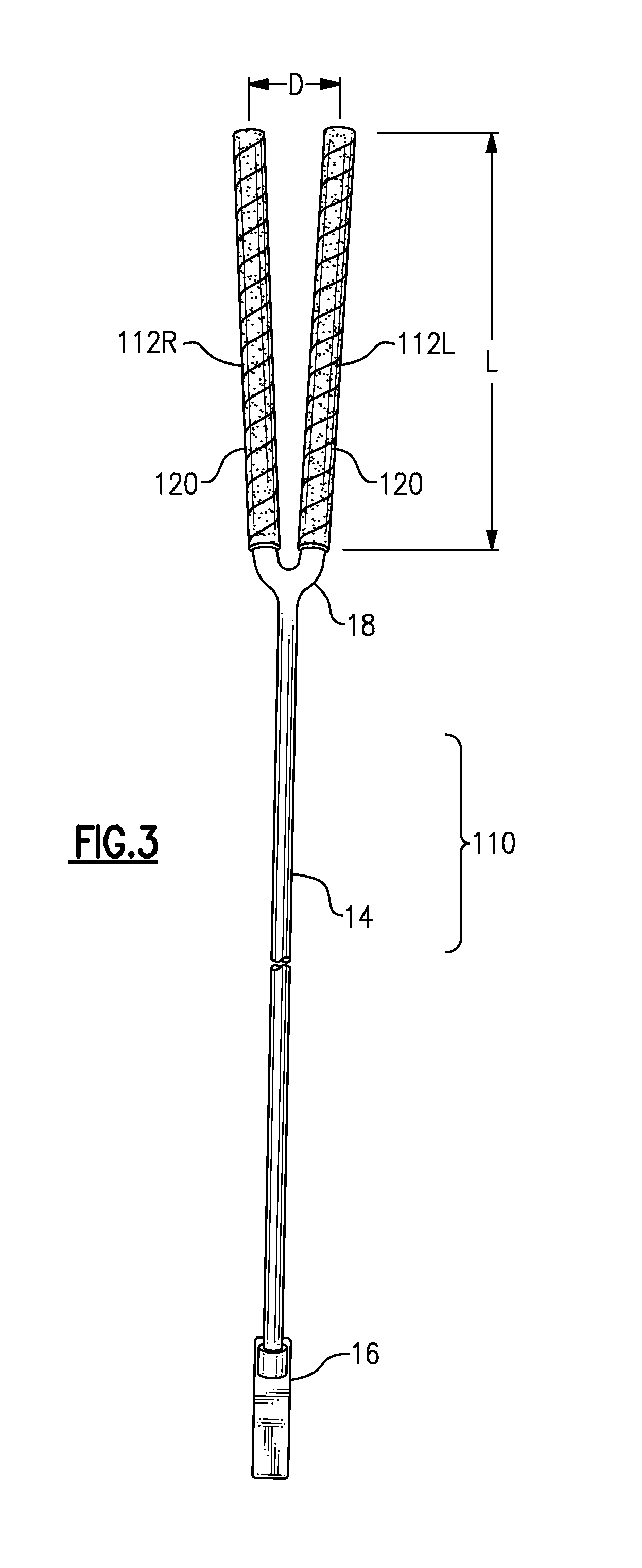 Double-Grip Golf Putter