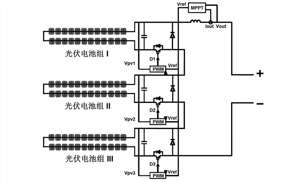 Single-inductor intelligent photovoltaic module and control method and photovoltaic system based on single-inductor intelligent photovoltaic module