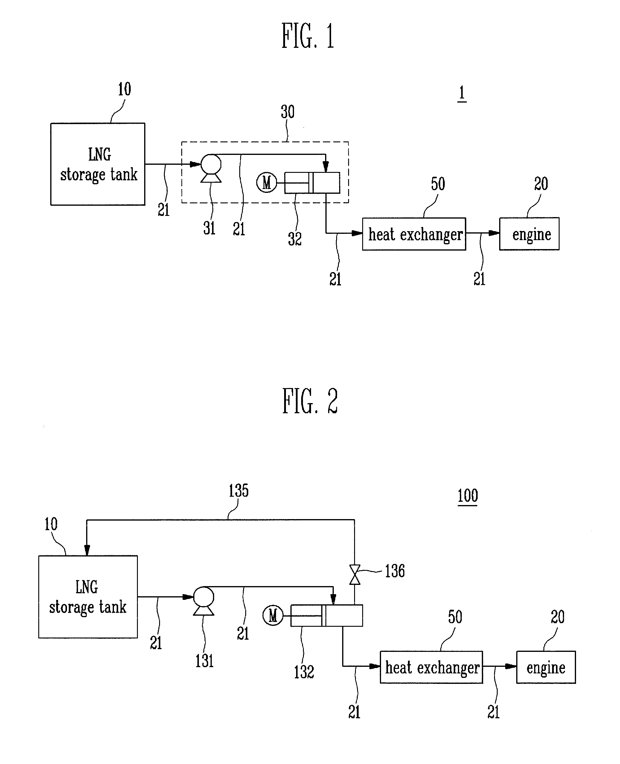 System for supplying liquefied natural gas fuel and method of operating the same