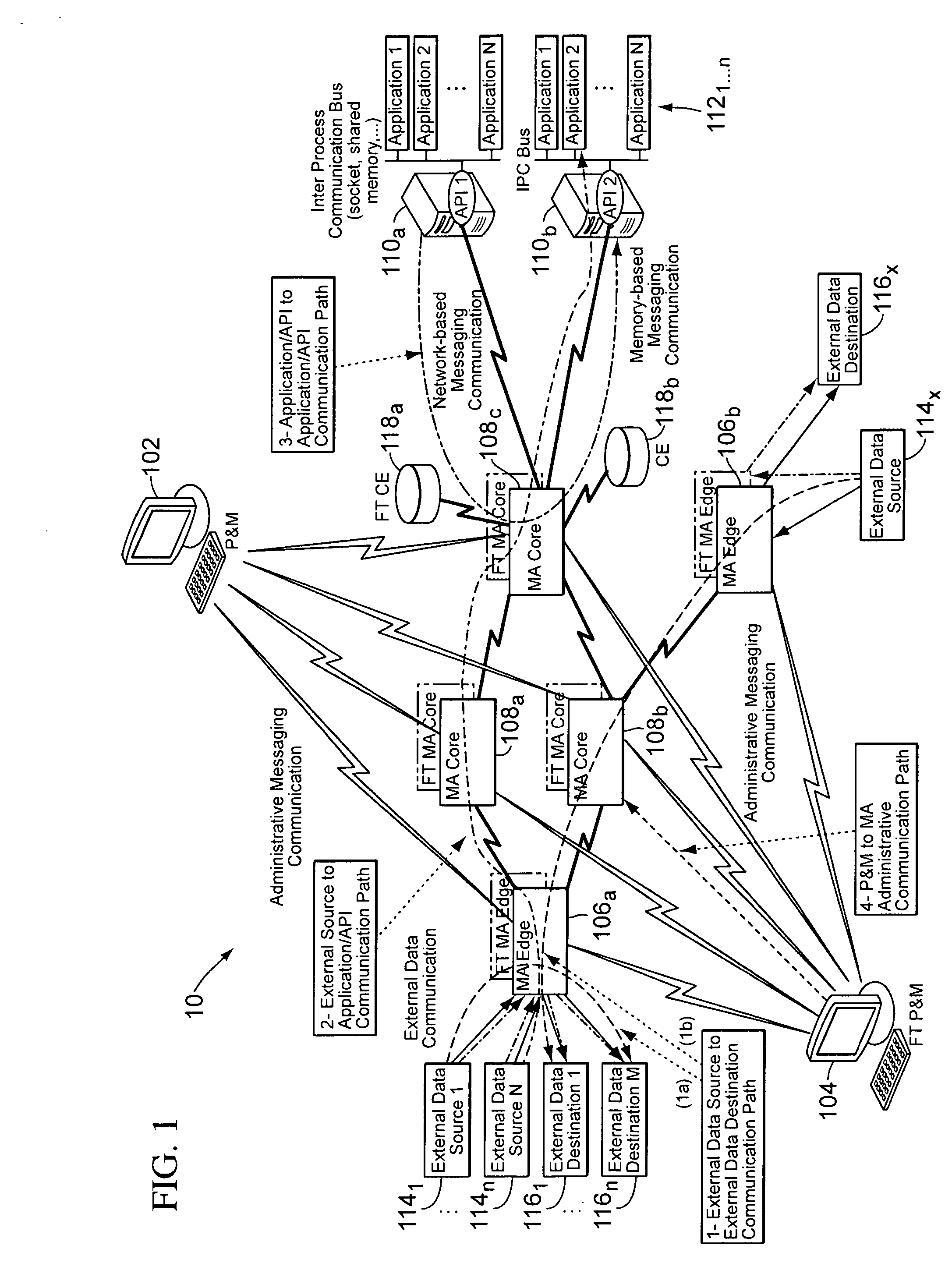 Caching engine in a messaging system