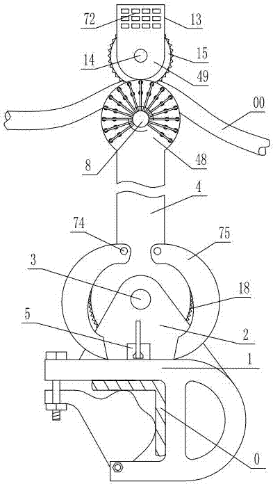 Wire paying-off lifting tool of power system