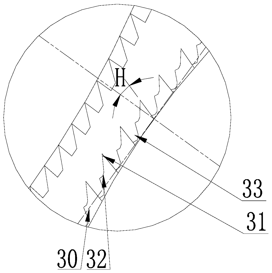 A kind of oscillating type opening fiber carding method