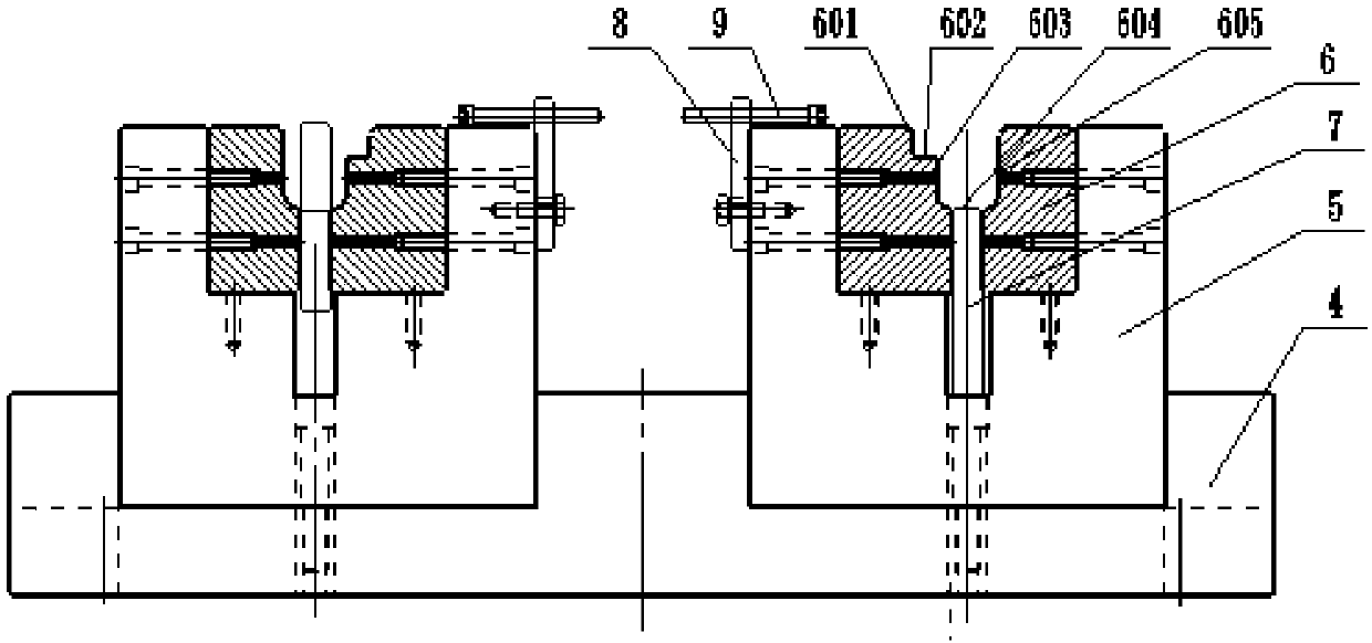 A one-time molding mold specially used for side panels of safes