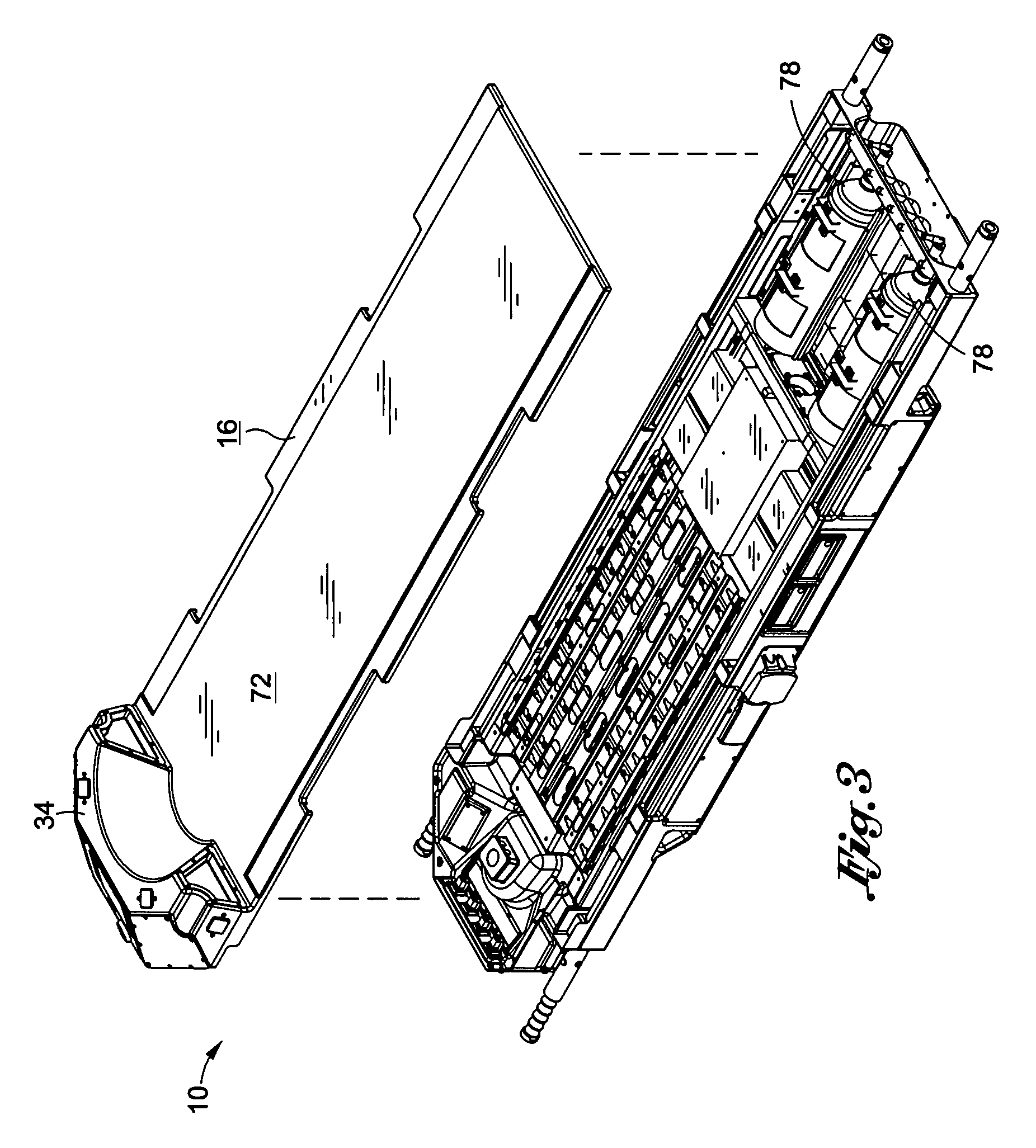 Modular transportable life support device