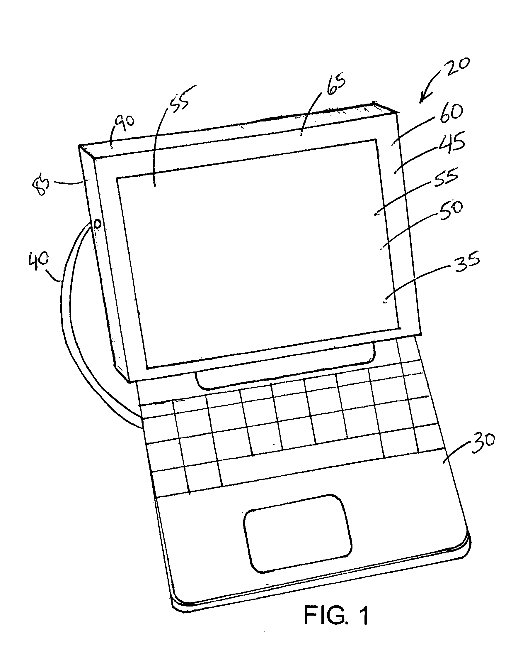 Slipcover touch input apparatus for displays of computing devices