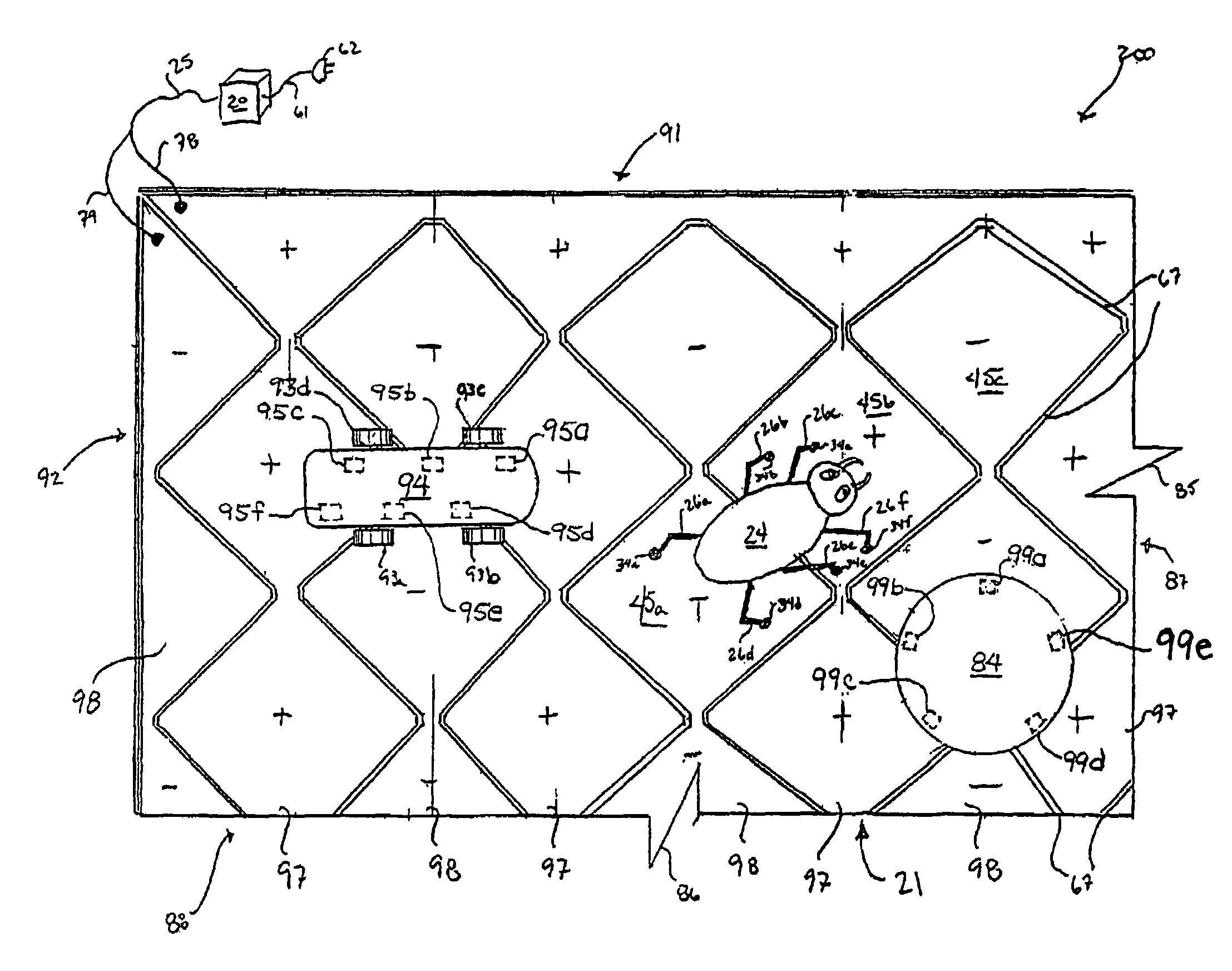 Systems and methods for providing electric power to mobile and arbitrarily positioned devices