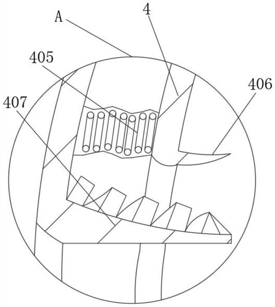 Manual pomegranate peeling mechanism