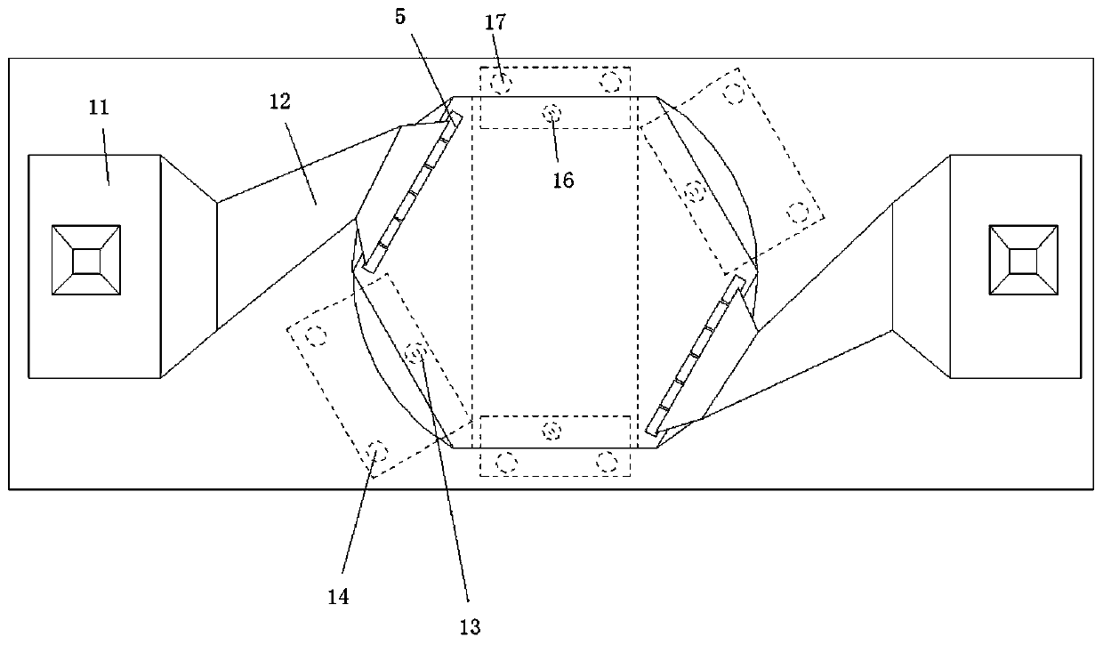 Movable cold-pressed brick production device and production system