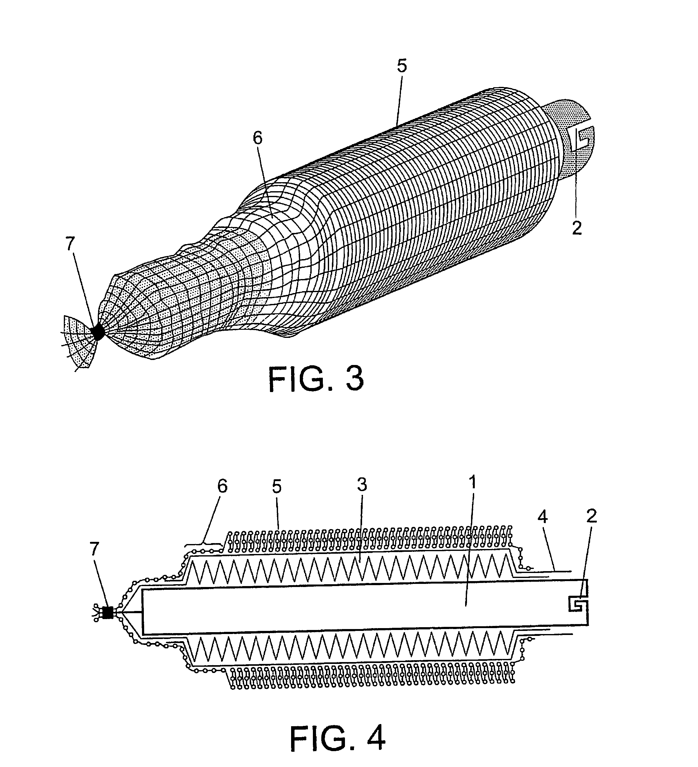 Double casing with netting for food products and production method therefor