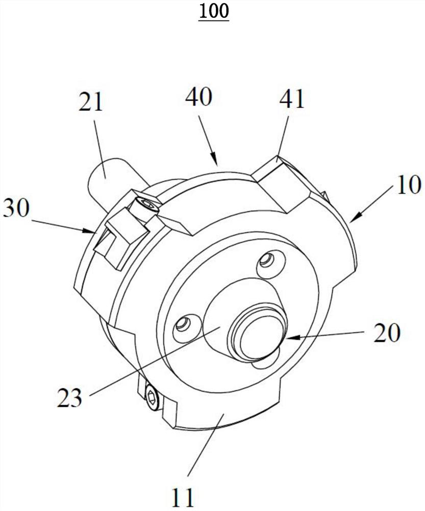 Faceting machine and automatic tool changing mechanism thereof