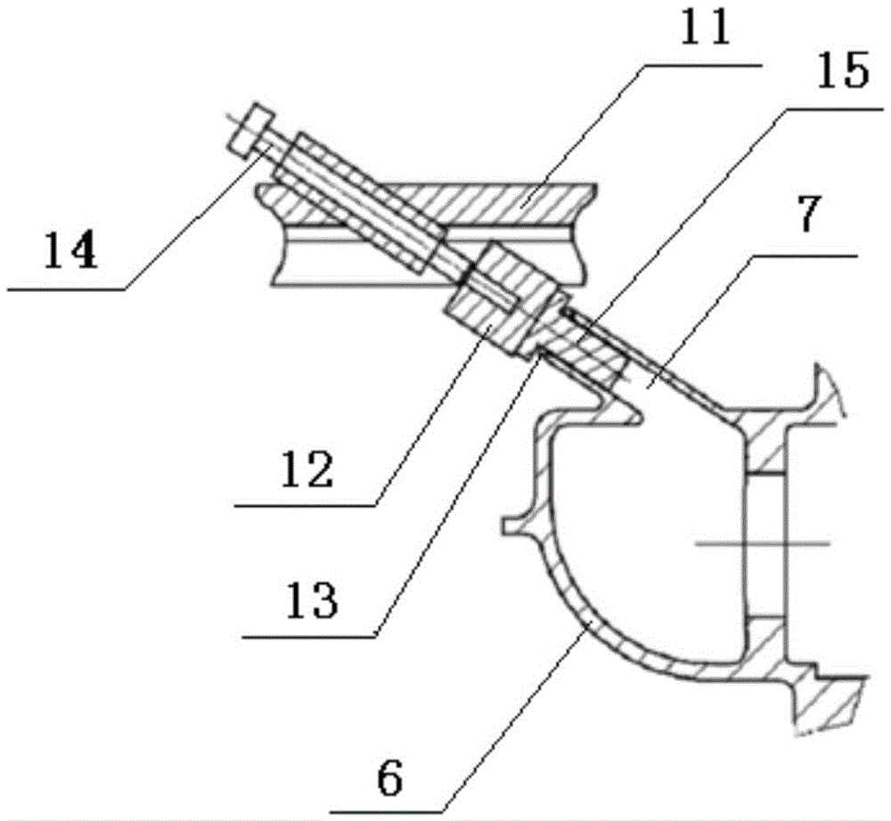 Sealing method of aviation casting machine box cavity pressure test