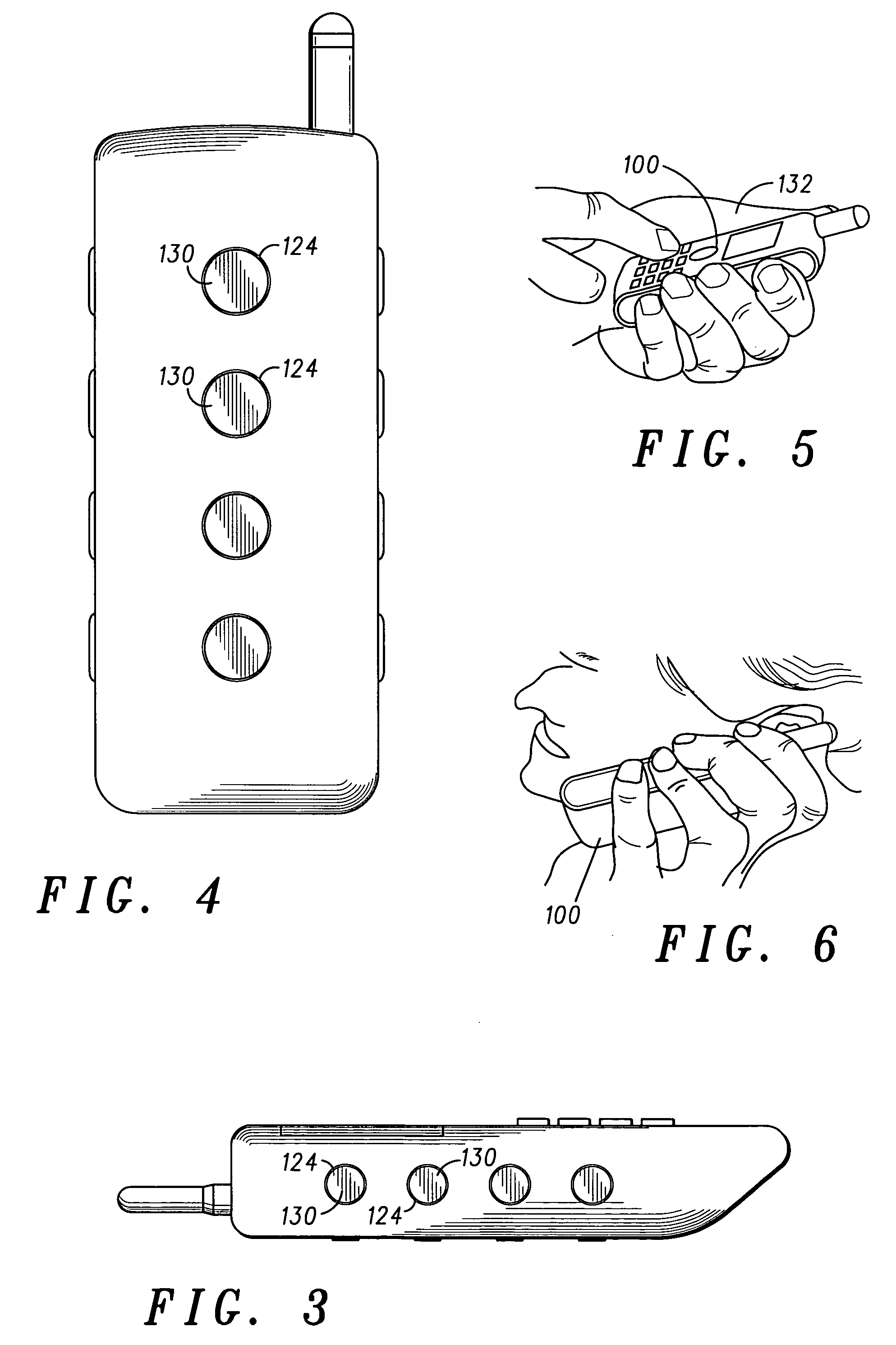 Handheld device having multiple localized force feedback