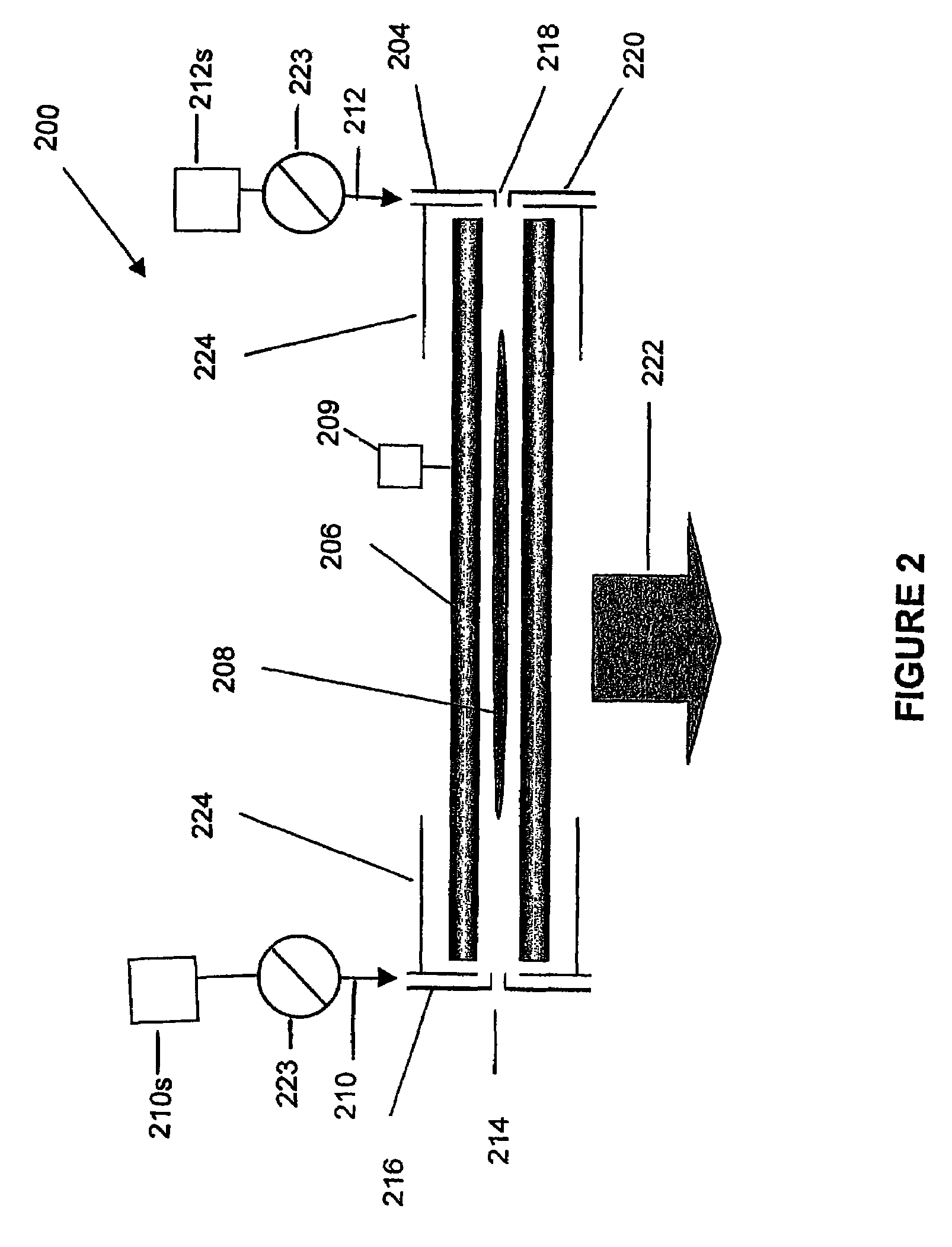 Method and apparatus for providing ion barriers at the entrance and exit ends of a mass spectrometer